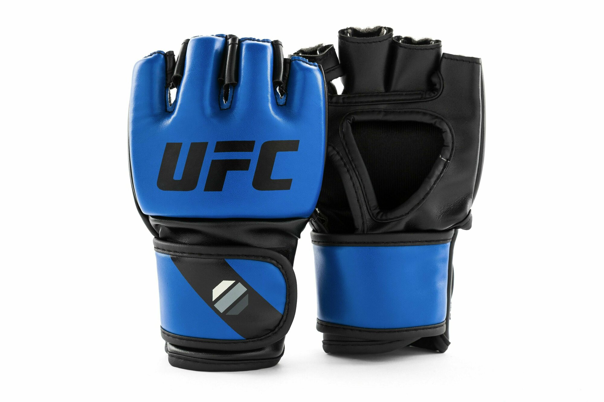 Перчатки UFC для спарринга, грэпплинга MMA 5 унций синие (S/M)