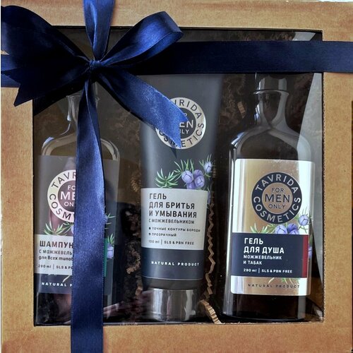 Подарочный набор FOR MEN ONLY можжевельник и табак ТМ Таврида Косметик 1419₽
