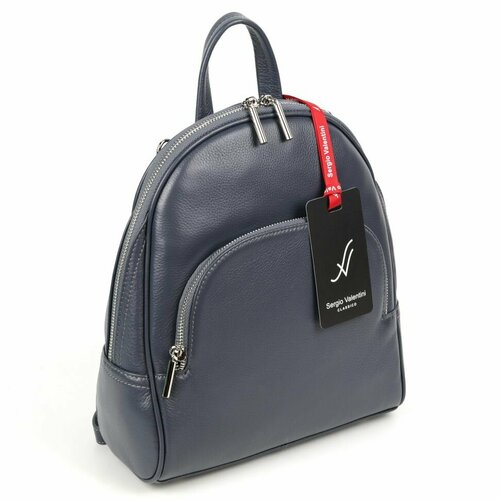 фото Рюкзак sergio valentini, фактура гладкая, серый