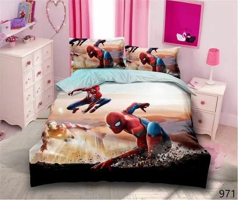 Детское постельное белье Winni Человек паук и Железный человек