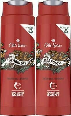 Old Spice гель для душа + шампунь 2в1 Беарглав 400мл - 2 штуки