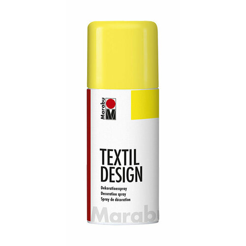 Marabu Краска в аэрозоли TextileDesign, 150 мл, желтый солнечный
