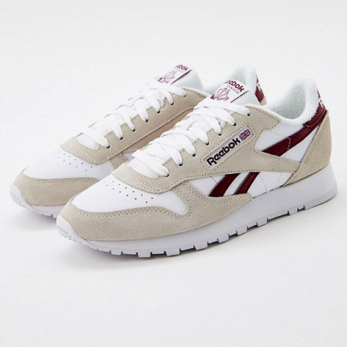 фото Кроссовки reebok classic leather, размер 5 us, белый