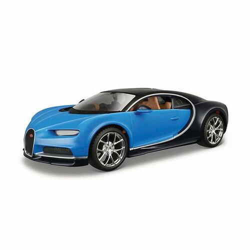 Сборная модель автомобиля Bugatti Chiron, металл 1:25 Maisto синий сборная модель автомобиля bugatti chiron металл 1 25 maisto синий