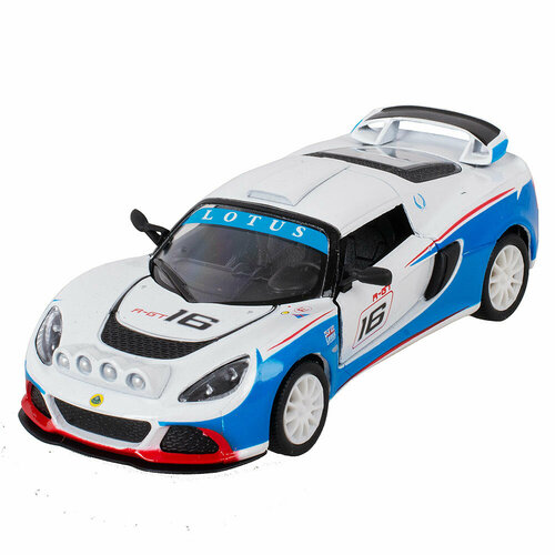 машинка 2012 lotus exige r gt инерционная металлическая 1 32 коллекционная модель kt5362d подарок мальчику kinsmart Машинка иметаллическая инерционная 2012 Lotus Exige R-GT KT5362D 1:32 KINSMART