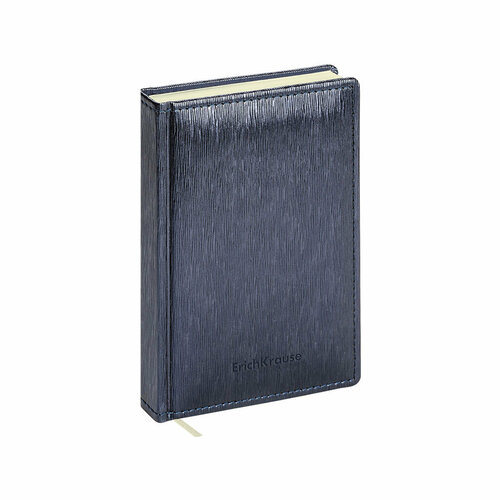 Ежедневник А6+ недатированный ErichKrause® Eclisse, цвет: темно-синий металлик, тонированная бумага 47941