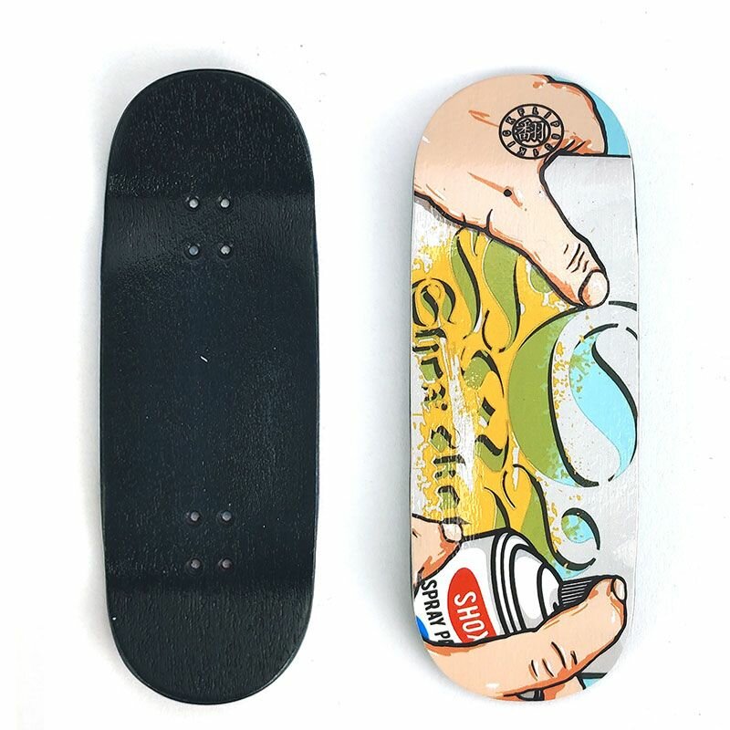 Фингерборд fingerboard Shox дека 35 mm, пальчиковый скейтборд