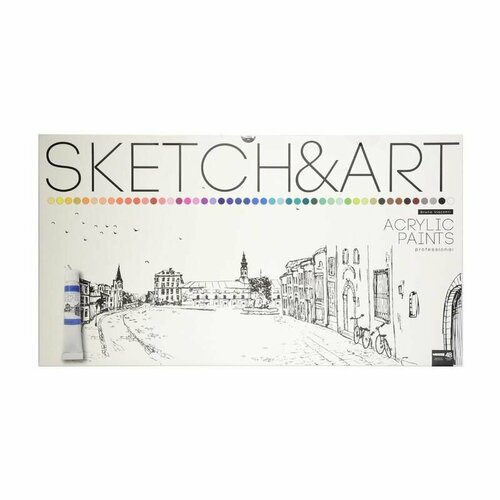 акриловые краски sketch Краски акриловые Sketch&Art 48 цветов по 12мл