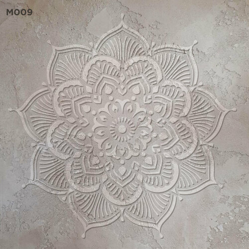 Трафарет многоразовый/ Мандала 60*60/ толщина 1 мм.