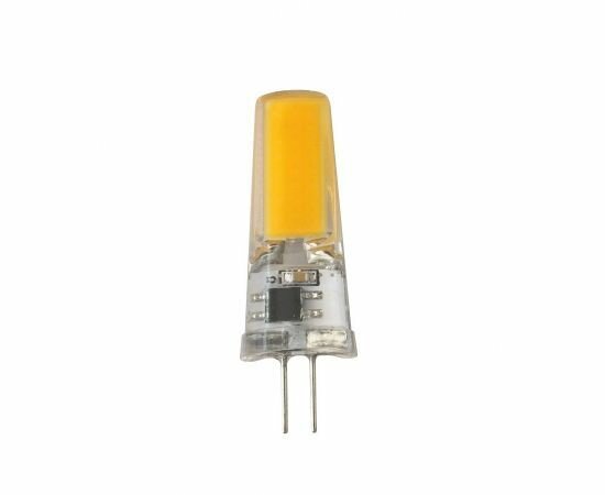 Лампа светодиод. LED G4 7Вт 220V GENERAL 4500K 15х46 COB силикон BL5