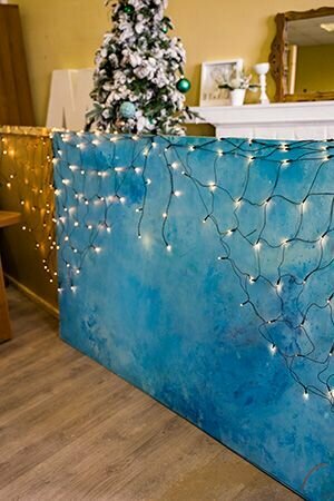 фото Гирлянда для балкона Сетка Koopman 4.1*1 м, 240 теплых белых LED ламп, черный ПВХ, IP44, Koopman International AX8405750