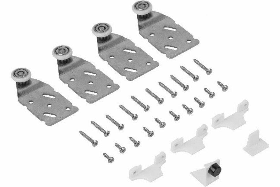 фото Ролики для шкафов купе Левша МС-45-R2 2-ств 45 кг У8-8549