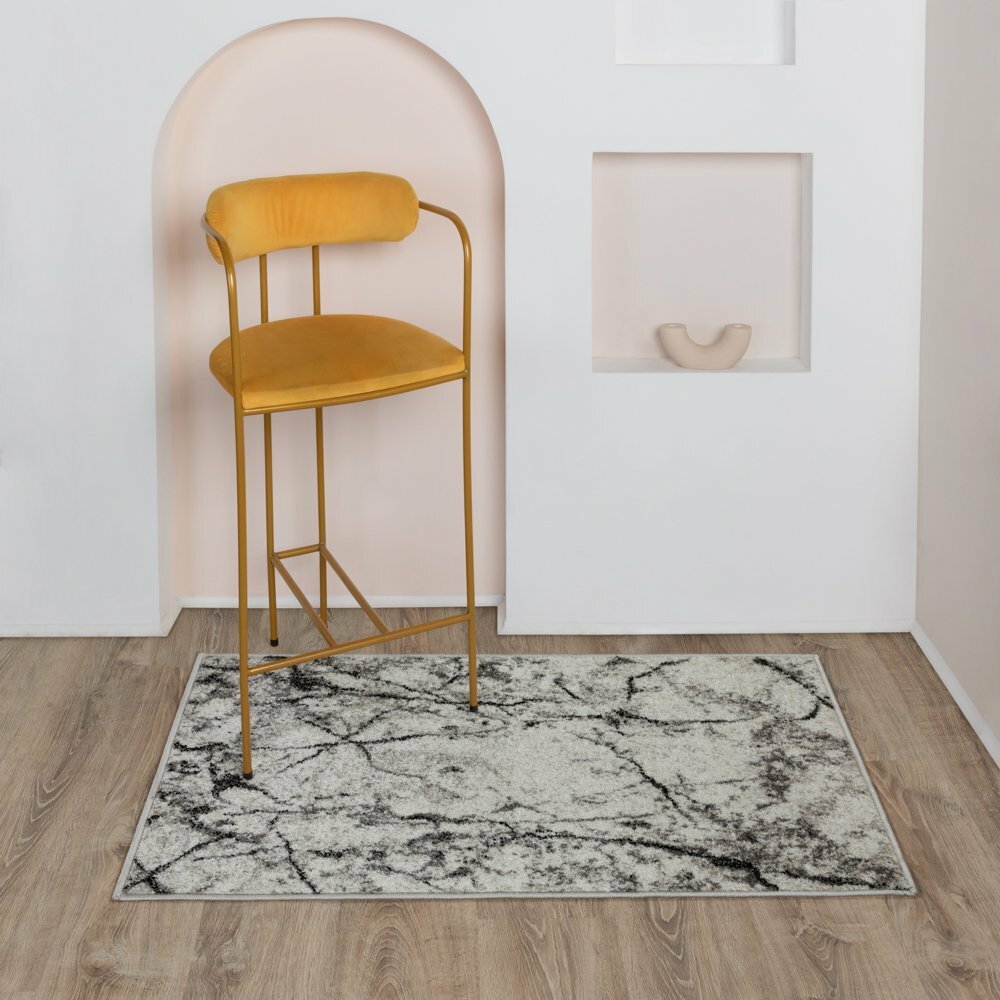 фото Ковер 0,6х1,1 м прямоугольный Agata серый