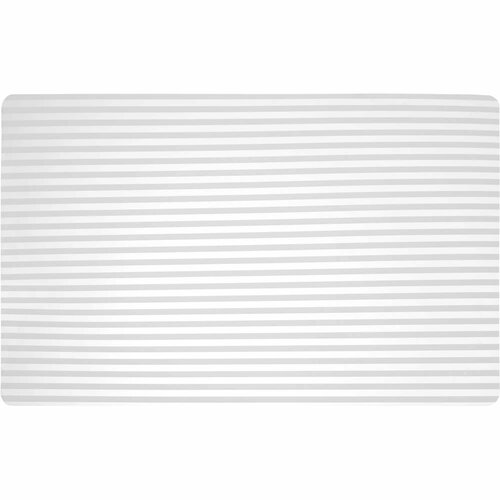 Салфетка сервировочная Полосы 26x41 см прямоугольная ПВХ цвет прозрачныйбелый 337₽