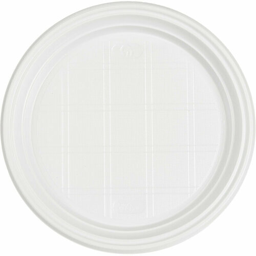 Тарелка одноразовая d=205мм, белая, ПС 1800 шт/кор (1273708), 1872366