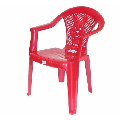 Стул детский Малыш красный перламутр 1584₽