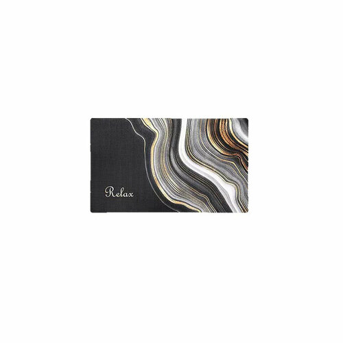 Водонепроницаемый коврик для кухни Xiaomi Dajiang Waterproof Anti-skid Anti-fouling Kitchen Mat Black Gold 75х45cm