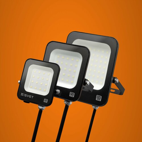 Прожектор LED 30Вт 6500K импульсный драйвер iSvet USL-106-3-6