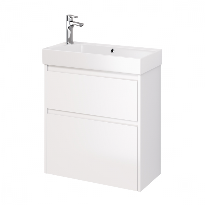 фото Тумба Dreja SLIM 65 белый глянец 99.0401