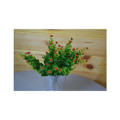 Цветок искусственный Ветка декоративная с ягодой 33см микс 112₽