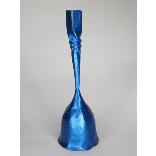 Стальной кованый колокольчик с высокой ручкой