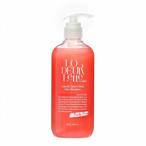 L'odeurlette Шампунь для волос L'odeurlette In England c ароматом цветка вишни, 500 мл