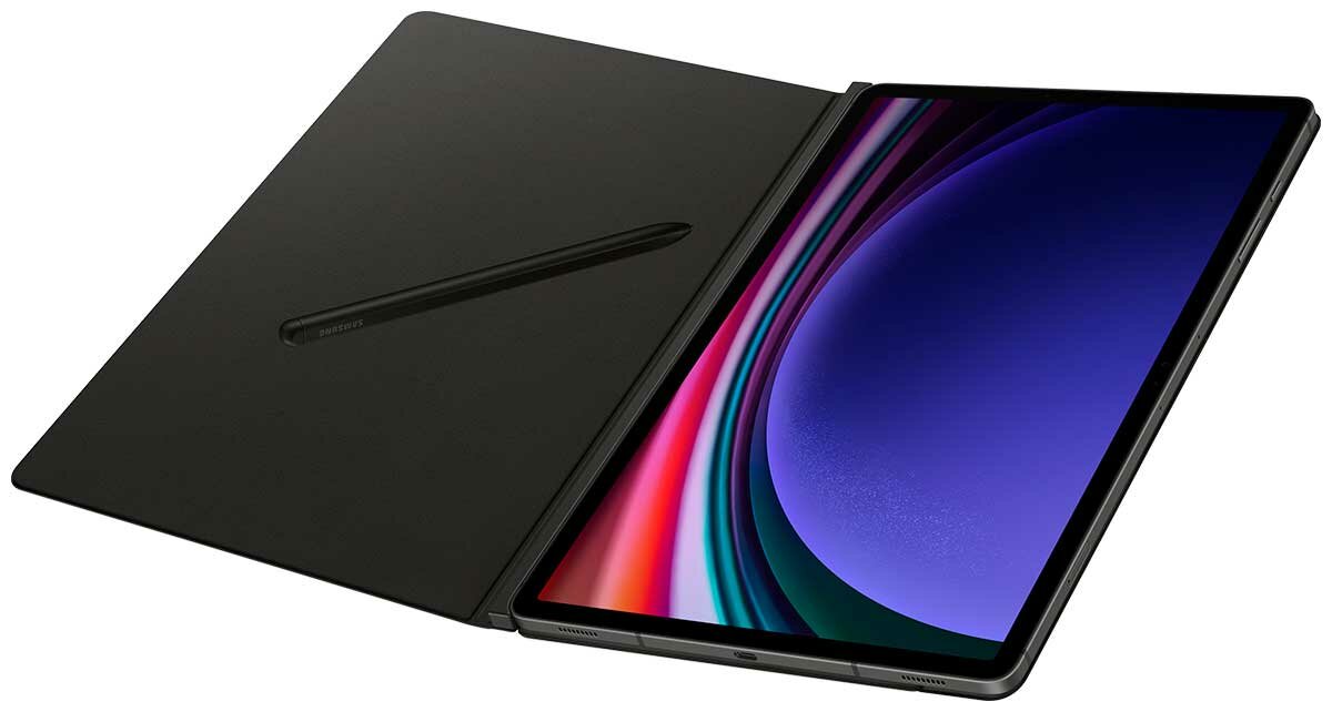 Чехол SAMSUNG для Galaxy Tab S9 Ultra Smart Book Cover полиуретан черный (EF-BX910PBEGRU)