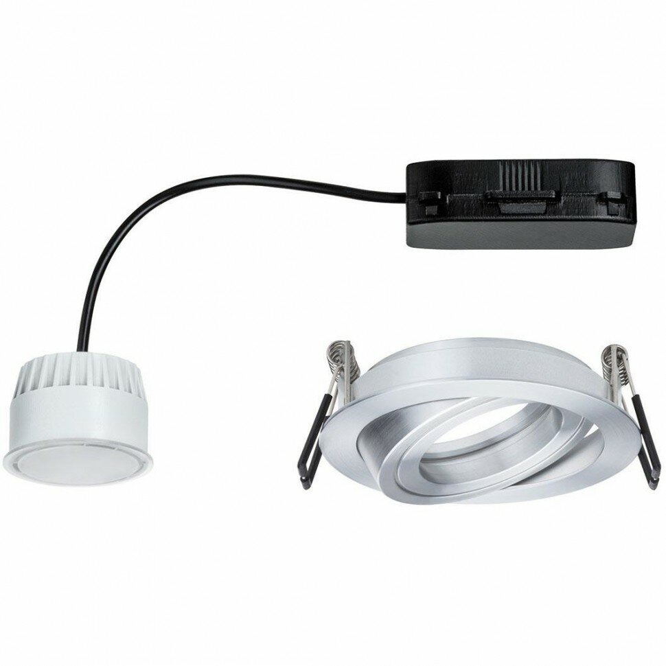 Светильник Coin sat rund schw. LED 6,8W