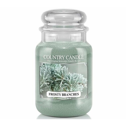 Country Candle Свеча большая Заснеженные ветви Frosty Branches 652гр110-150 часов 3900₽