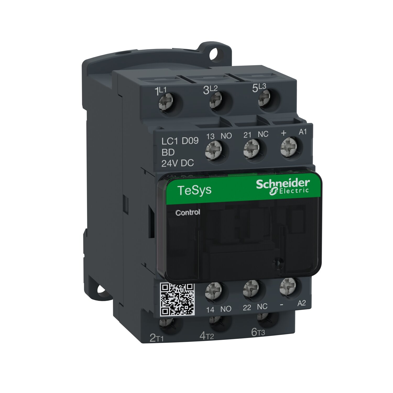 Контактор Schneider Electric TeSys Deco LC1D09BD, 3P, 9A, НЗ+но, 24VDC