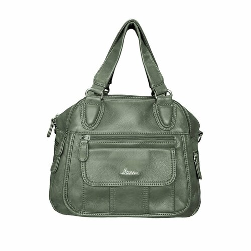 фото Сумка мессенджер sassa, зеленый