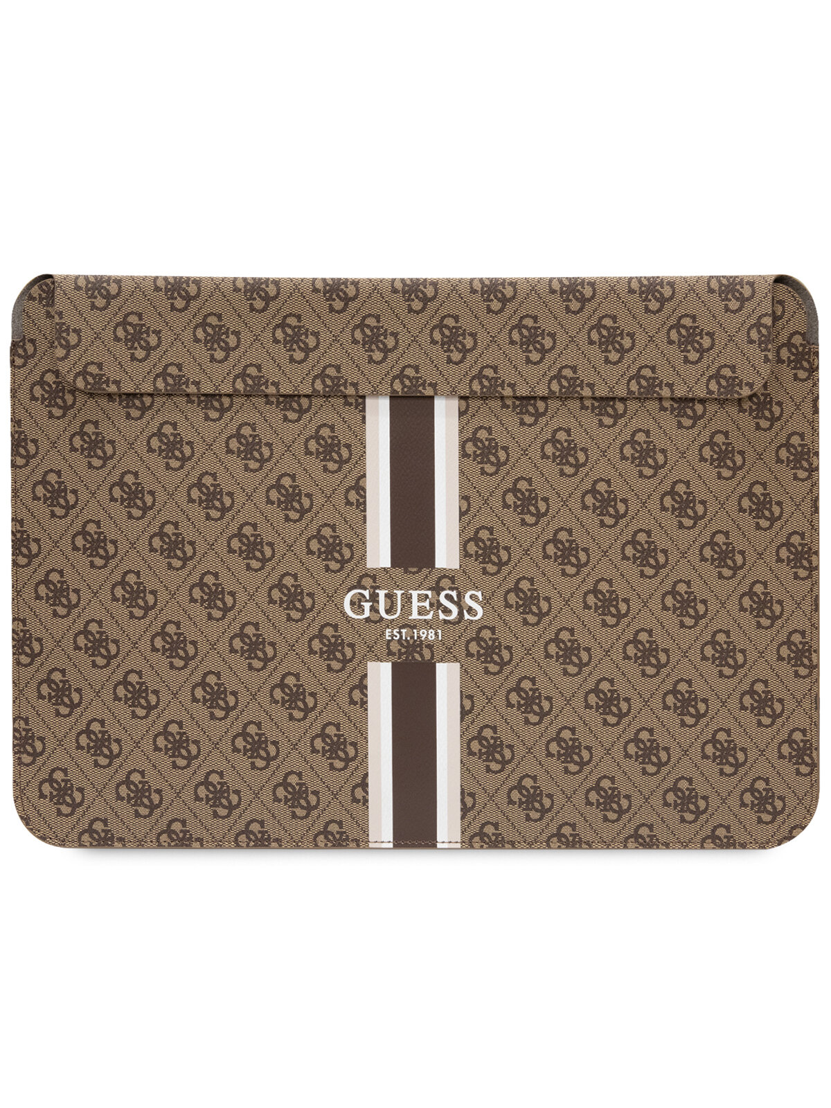 Guess для ноутбуков 16" чехол Sleeve 4G Stripes Brown