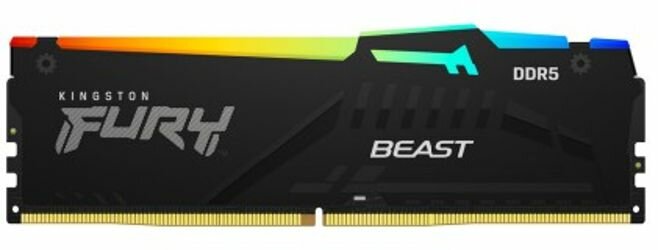 Оперативная память KINGSTON FURY Beast RGB DIMM DDR5 32GB 5200 MHz (KF552C40BBAK2-32)