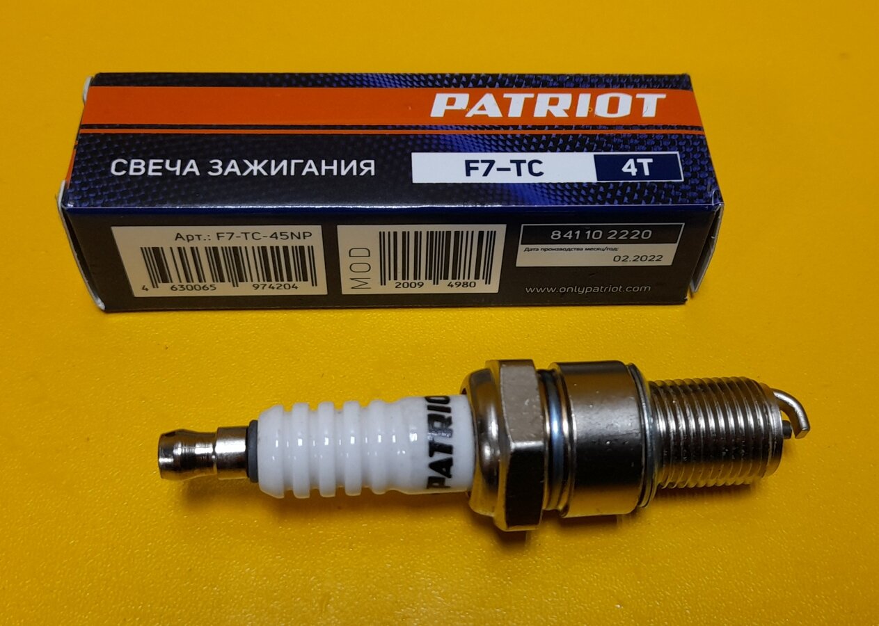 Свеча зажигания PATRIOT F7TC 1 шт.