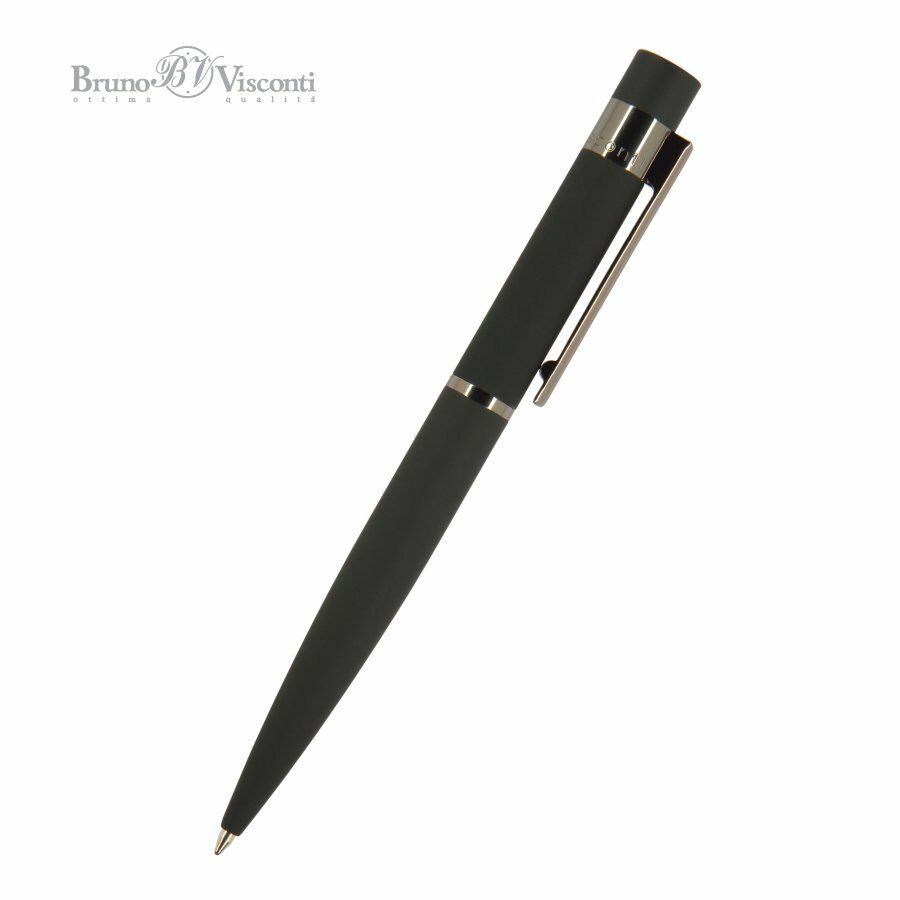 Ручка шариковая подарочная Bruno Visconti "Verona", металлический корпус черного цвета