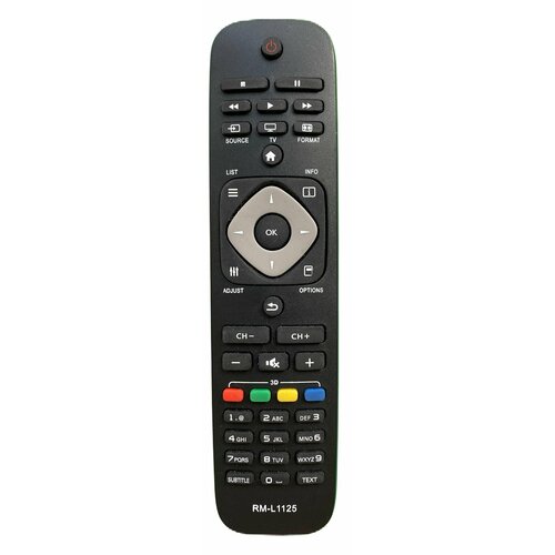 Универсальный пульт RM-L1125 для телевизоров Philips replace rm 120c for rc19335003 01p use for philips tv smart tv remote control for rc0301 01 rc0770 rc19036002 rc2030 rc2080