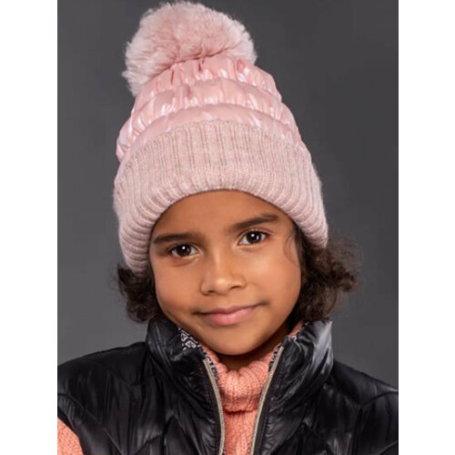 Шапка, размер 54-56, розовый