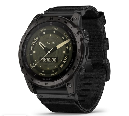 Смарт-часы GARMIN Tactix 7 AMOLED edition, черный нейлоновый ремешок (010-02931-01)