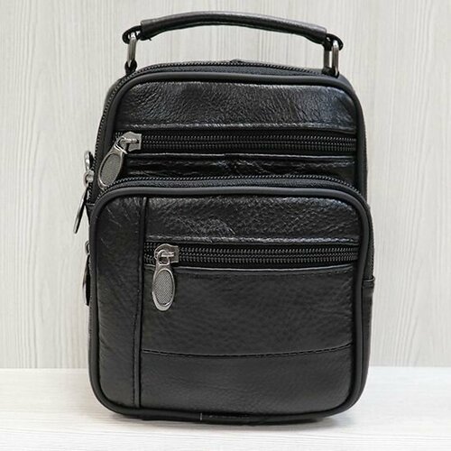 фото Сумка планшет canevo, фактура гладкая, черный