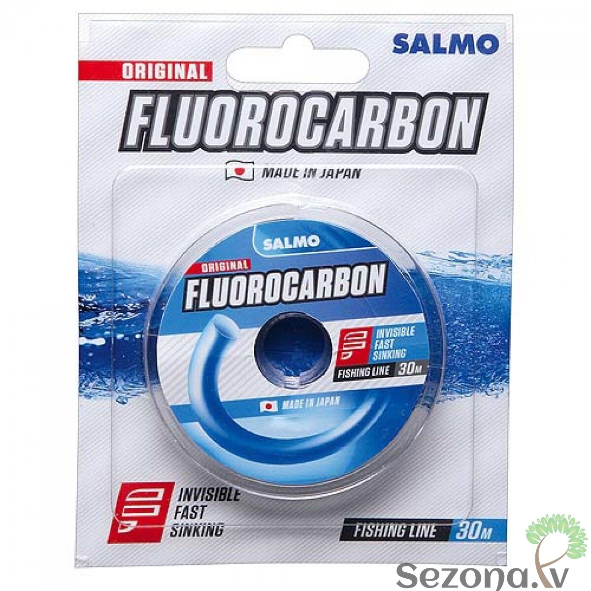 Леска SALMO Fluorocarbon, монофильная, 0.14мм, 30м, 1.65кг, прозрачный [4508-014] - фото №3