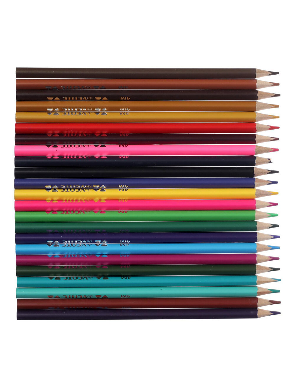 Цветные карандаши 48 цветов, deVENTE Trio Mega Soft, трехгранный корпус, супер мягкие, 4M, грифель d-3мм