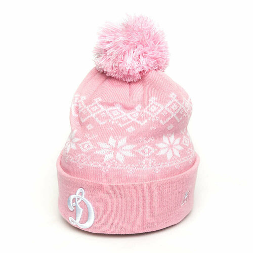 фото Шапка atributika & club, размер 55-58, розовый