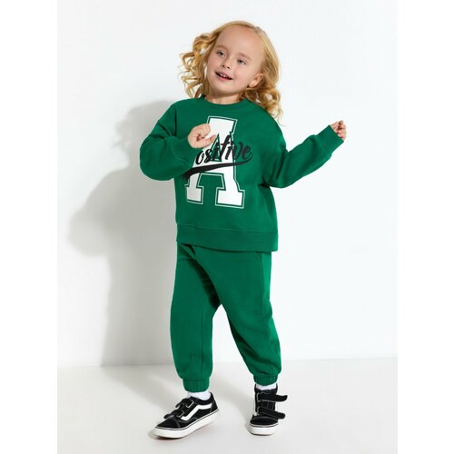 фото Брюки acoola, размер 122, зеленый