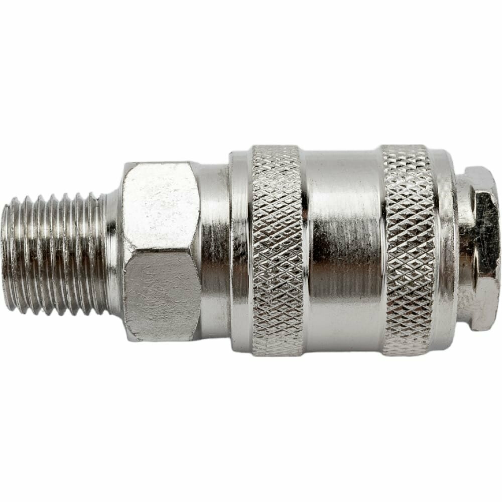 Соединение быстросъем. Мама х нар. резьба 1/4" (сталь) ECO (AS-F/MT14) — фото 4