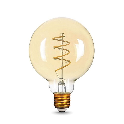 Лампа светодиодная Gauss Filament G95 Flexible 6Вт 2400К E27