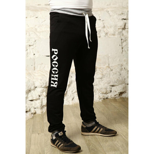 фото Брюки , размер 146, черный svetekst