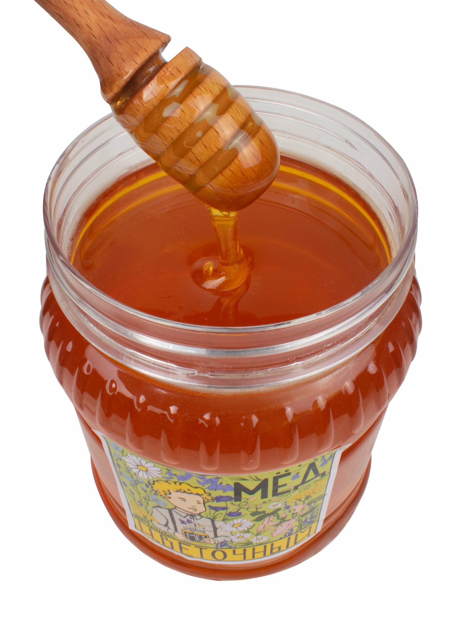 Мед Цветочный натуральный 2.2 кг Без сахара 2023 г. - фотография № 3