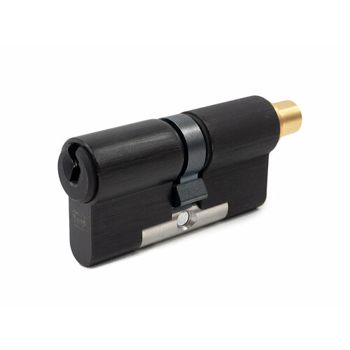 Цилиндр EVVA ICS ключ-вертушка (размер 66х31 мм) - Черный (3 ключа)