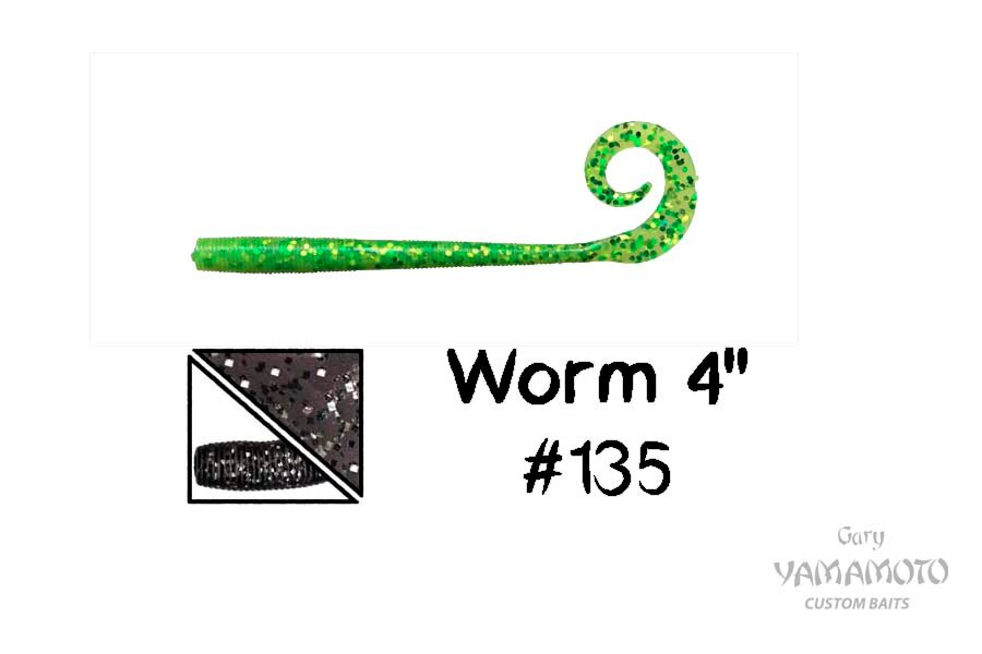 Приманка GARY YAMAMOTO Worm 4" — фото 4