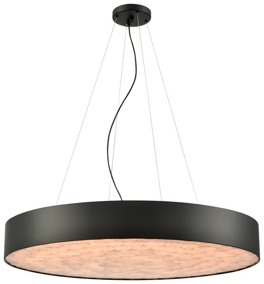 Люстра светодиодная Wertmark WE510.02.723 Edera черный LED 1*90Вт LED 4000K